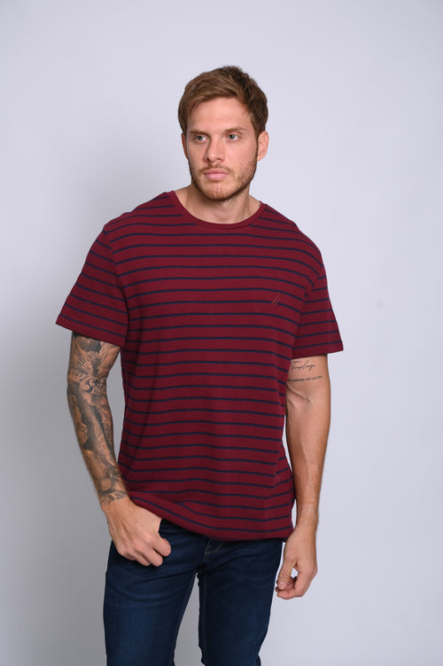 NAUTICA CAMISETAS DE HOMBRE MORADO