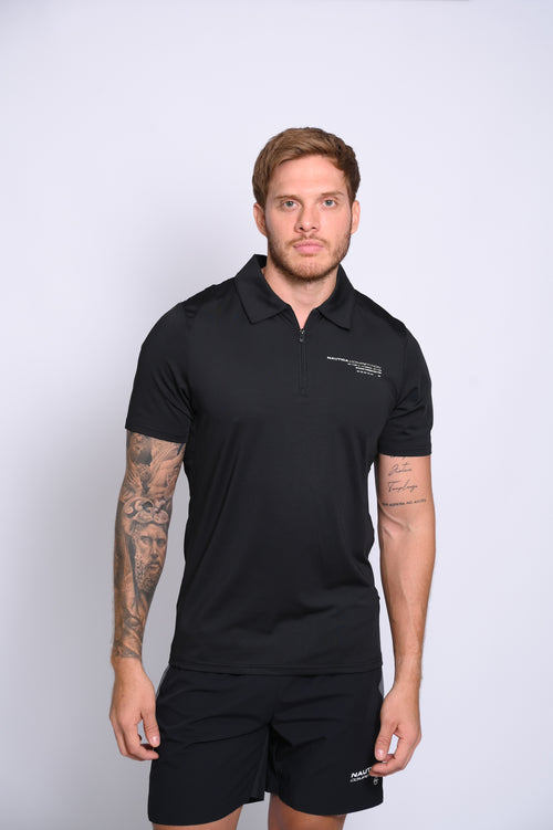 NAUTICA PLAYERA DE HOMBRE NEGRO
