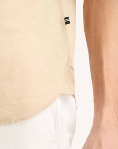 CAMISA NAUTICA PARA CABALLERO COLOR BEIGE