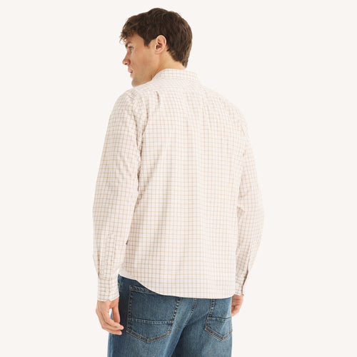 NAUTICA CAMISA M/L DE HOMBRE MARRON WR6542-2WP
