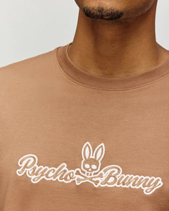 psycho bunny camiseta hombre fantasia marron