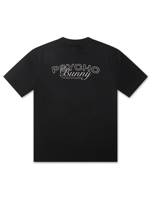 psycho bunny camiseta hombre fantasia negro
