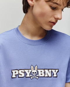 psycho bunny camiseta niño fantasia azul