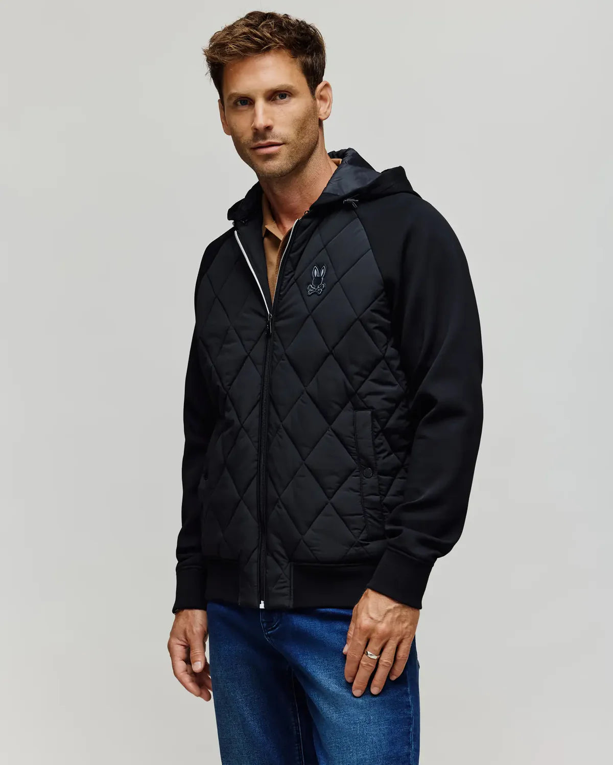 PSYCHO BUNNY CHAQUETA HOMBRE FANTASIA NEGRO