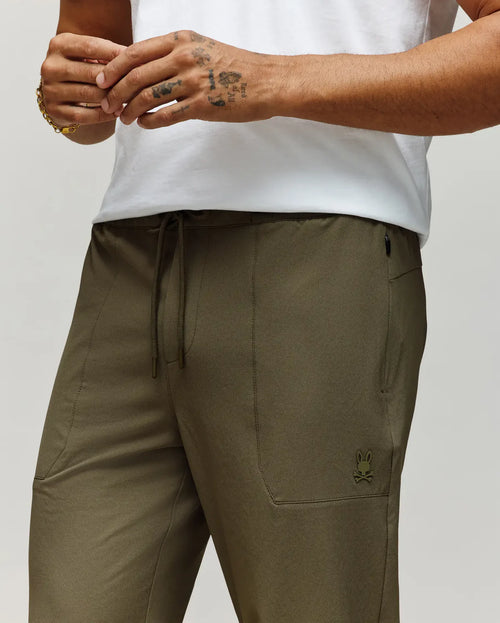 psycho bunny pantalon hombre deportivo verde