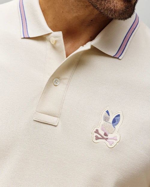 psycho bunny polo manga corta hombre fantasia beige