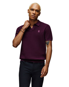 psycho bunny polo manga corta hombre fantasia morado