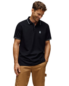 psycho bunny polo manga corta hombre fantasia negro