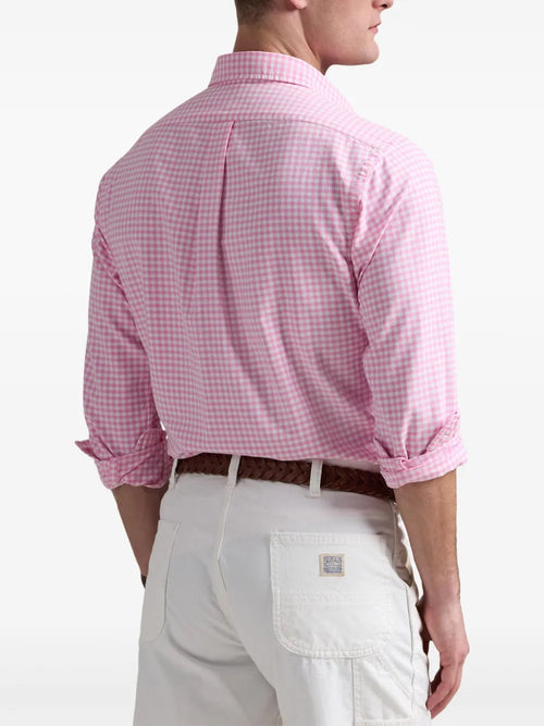 CAMISA M/L RALPH LAUREN HOMBRE 4338C PINK/WHITE 710853129003