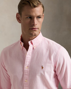 CAMISA M/L RALPH LAUREN HOMBRE NEW ROSE/WHITE 710953704001