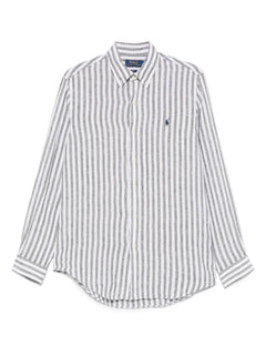 CAMISA M/L RALPH LAUREN HOMBRE 5138B NEW OLIVE/WHITE 710969636001