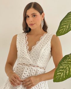 VESTIDO PRIMIA T.143 BLANCO