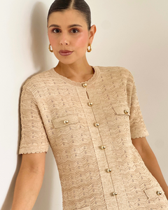 VESTIDO PRIMIA T.212 DORADO