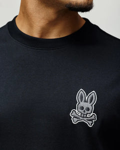 PSYCHO BUNNY CAMISETAS HOMBRE NEGRO