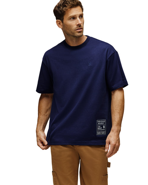 PSYCHO BUNNY CAMISETAS HOMBRE AZUL