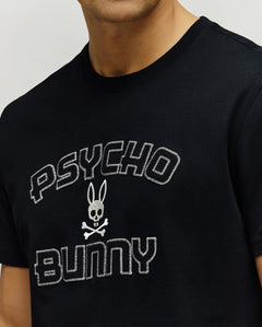PSYCHO BUNNY CAMISETAS HOMBRE NEGRO