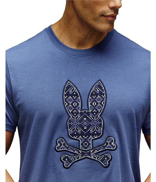 PSYCHO BUNNY CAMISETAS HOMBRE AZUL