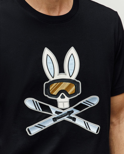 PSYCHO BUNNY CAMISETAS HOMBRE NEGRO