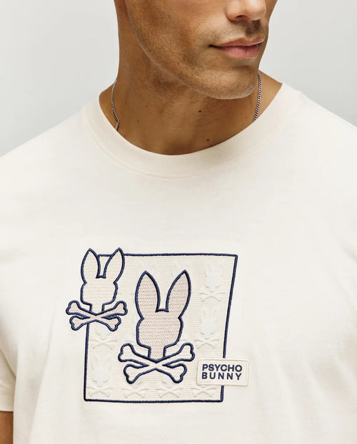 PSYCHO BUNNY CAMISETAS HOMBRE BLANCO
