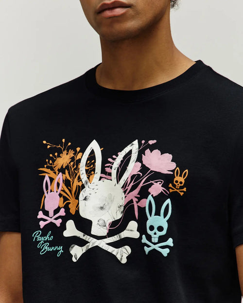 PSYCHO BUNNY CAMISETAS HOMBRE NEGRO
