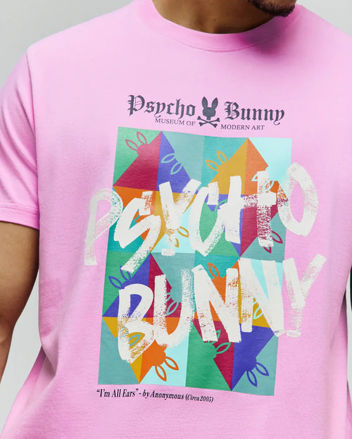 PSYCHO BUNNY CAMISETAS HOMBRE ROSADO