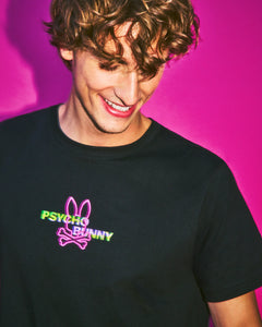 PSYCHO BUNNY CAMISETAS HOMBRE NEGRO