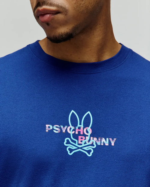 PSYCHO BUNNY CAMISETAS HOMBRE AZUL