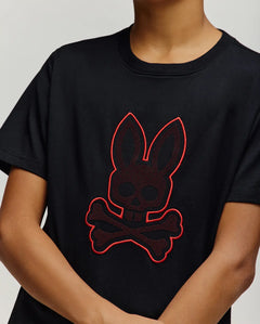 PSYCHO BUNNY CAMISETAS NIÑO NEGRO
