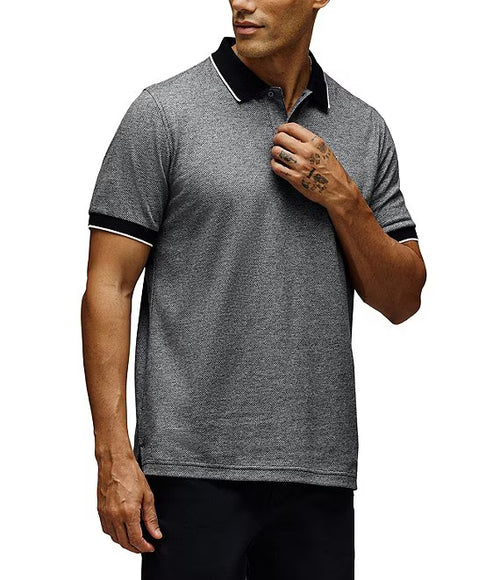 PSYCHO BUNNY CAMISETA TIPO POLO HOMBRE NEGRO