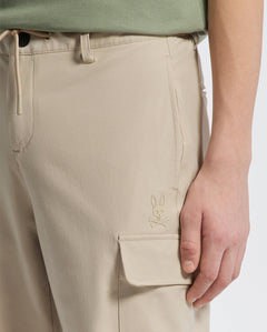 PSYCHO BUNNY PANTALON NIÑO BEIGE