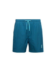 psycho bunny pantaloneta de baño niño hidrocrómico verde