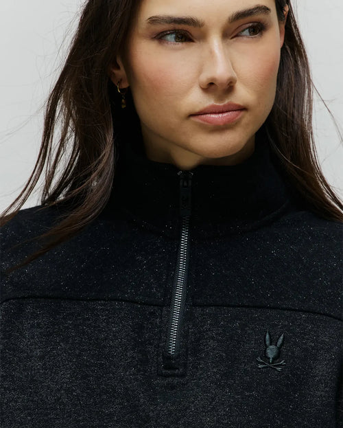 PSYCHO BUNNY SUDADERAS DAMA NEGRO