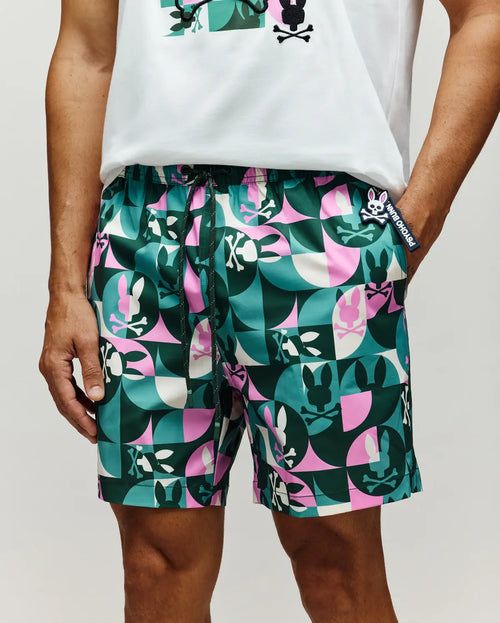 PSYCHO BUNNY TRAJES DE BAÑO HOMBRE VERDE