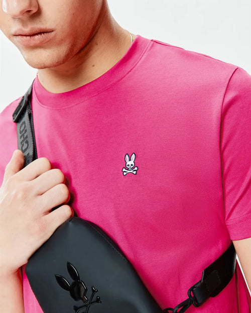 T-SHIRT PSYCHO BUNNY PARA HOMBRE COLOR ROSADO B6U014F200665