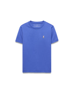 T-SHIRT PSYCHO BUNNY PARA NIÑO COLOR AZUL B0U014F200426