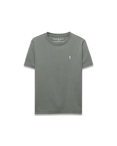 T-SHIRT PSYCHO BUNNY PARA NIÑO COLOR VERDE B0U014F200322