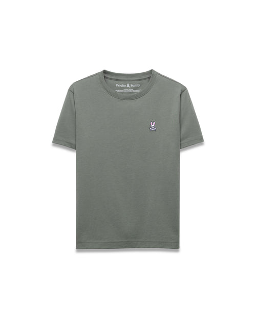 T-SHIRT PSYCHO BUNNY PARA NIÑO COLOR VERDE B0U014F200322