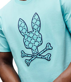 T-SHIRT PSYCHO BUNNY PARA HOMBRE COLOR AZUL MT0200241409