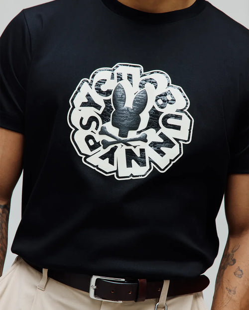T-SHIRT PSYCHO BUNNY PARA HOMBRE COLOR NEGRO MT0200219001