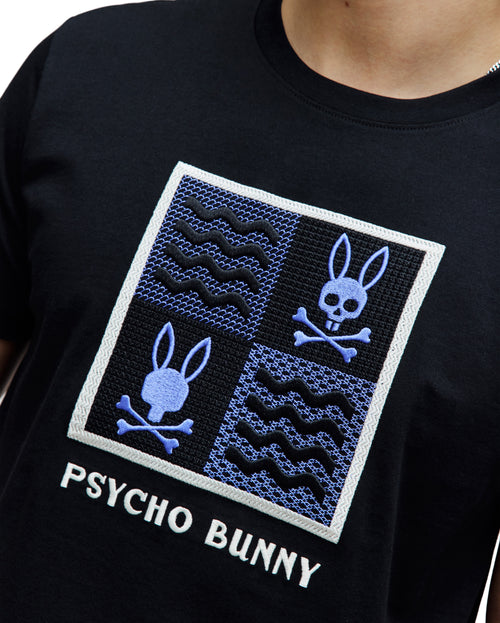 T-SHIRT PSYCHO BUNNY PARA HOMBRE COLOR NEGRO MT0200277001