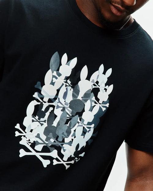 T-SHIRT PSYCHO BUNNY PARA HOMBRE COLOR NEGRO MT0200285001