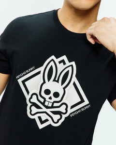 T-SHIRT PSYCHO BUNNY PARA HOMBRE COLOR NEGRO MT0200288001