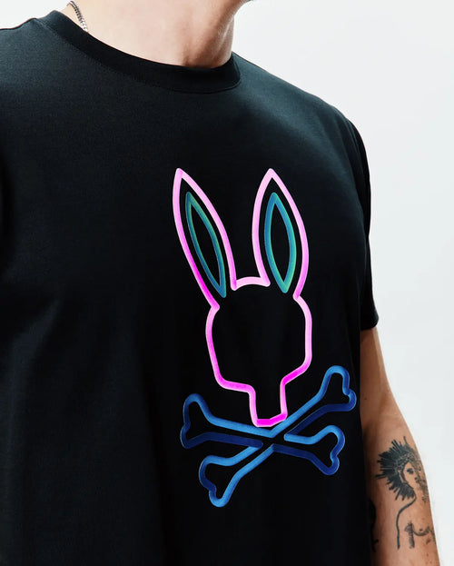 T-SHIRT PSYCHO BUNNY PARA HOMBRE COLOR NEGRO MT0200303001