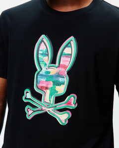 T-SHIRT PSYCHO BUNNY PARA HOMBRE COLOR NEGRO MT0200307002