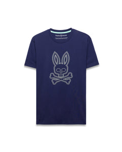 T-SHIRT PSYCHO BUNNY PARA HOMBRE COLOR AZUL MT0200300402