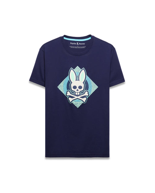 T-SHIRT PSYCHO BUNNY PARA HOMBRE COLOR AZUL MT0200302402