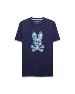 T-SHIRT PSYCHO BUNNY PARA HOMBRE COLOR AZUL MT0200307402