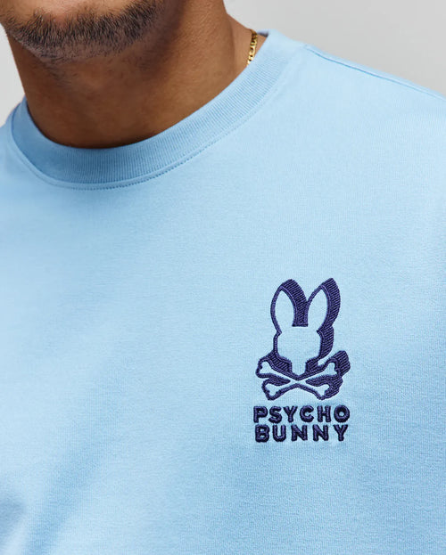 T-SHIRT PSYCHO BUNNY PARA HOMBRE COLOR AZUL MT0200323407