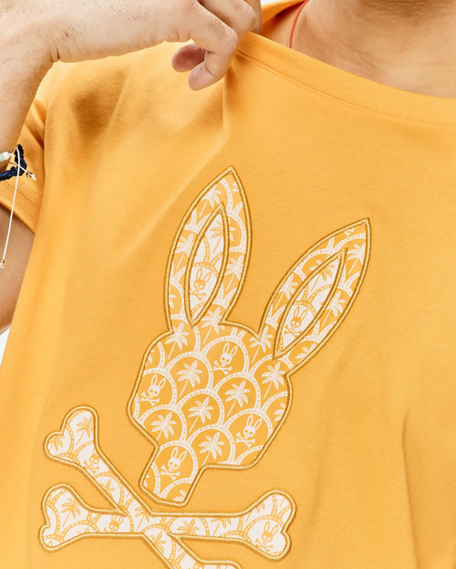 T-SHIRT PSYCHO BUNNY PARA HOMBRE COLOR AMARILLO MT0200274807