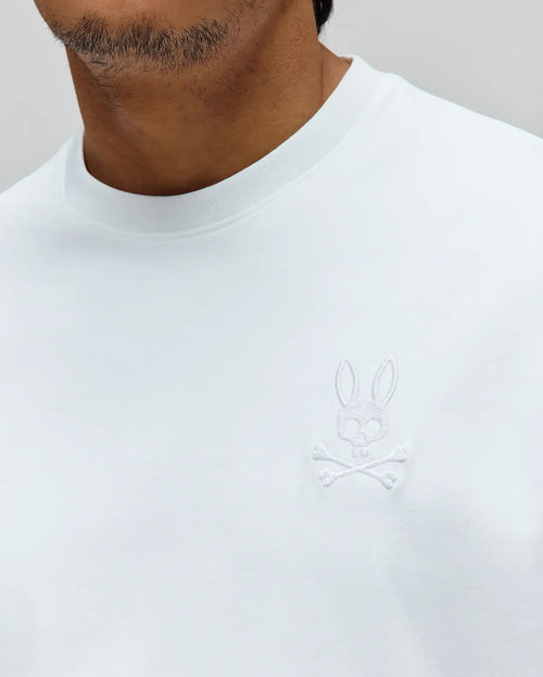 T-SHIRT PSYCHO BUNNY PARA HOMBRE COLOR BLANCO MT0200217100